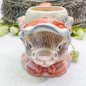 Vintage 3D Rabbit Décor Mug - Easter WLC